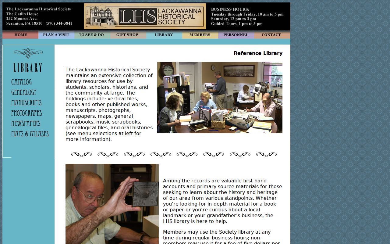 Lackawanna County city directory research at the Lackawanna Historical Society library