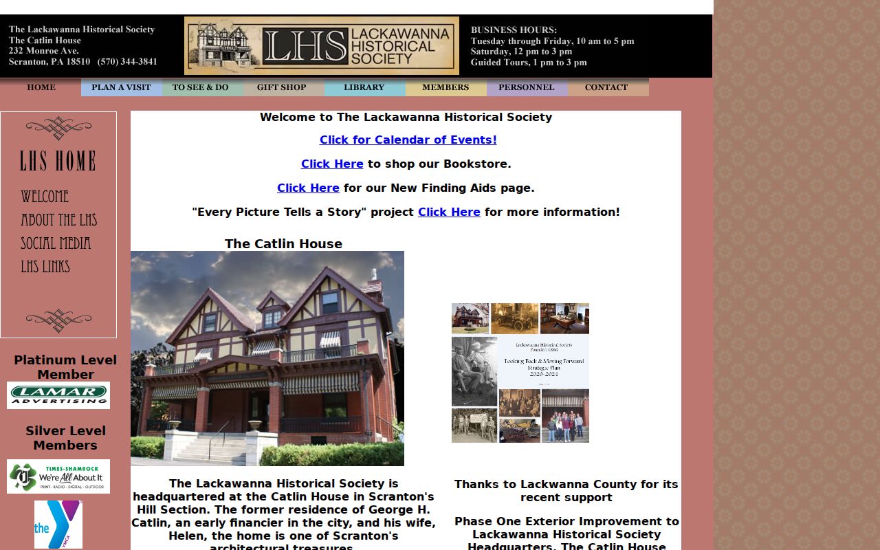 Lackawanna County previous residents research at the Historical Society